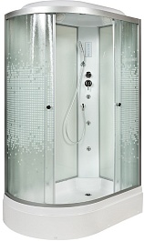 DTO Душевая кабина L 720 R с гидромассажем и электрикой – фотография-1